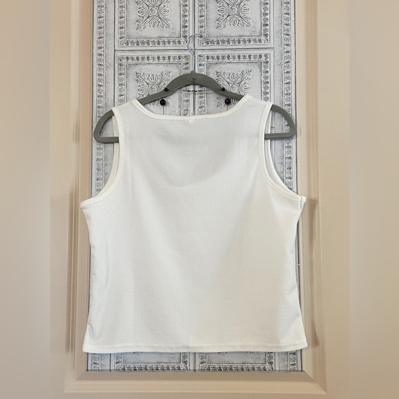 NEW Sz-L Girls Scooped Cropped Casual/Dressy Ribbed Tank Top-Perfect 4 Layering🫶 - Picture 2 of 15